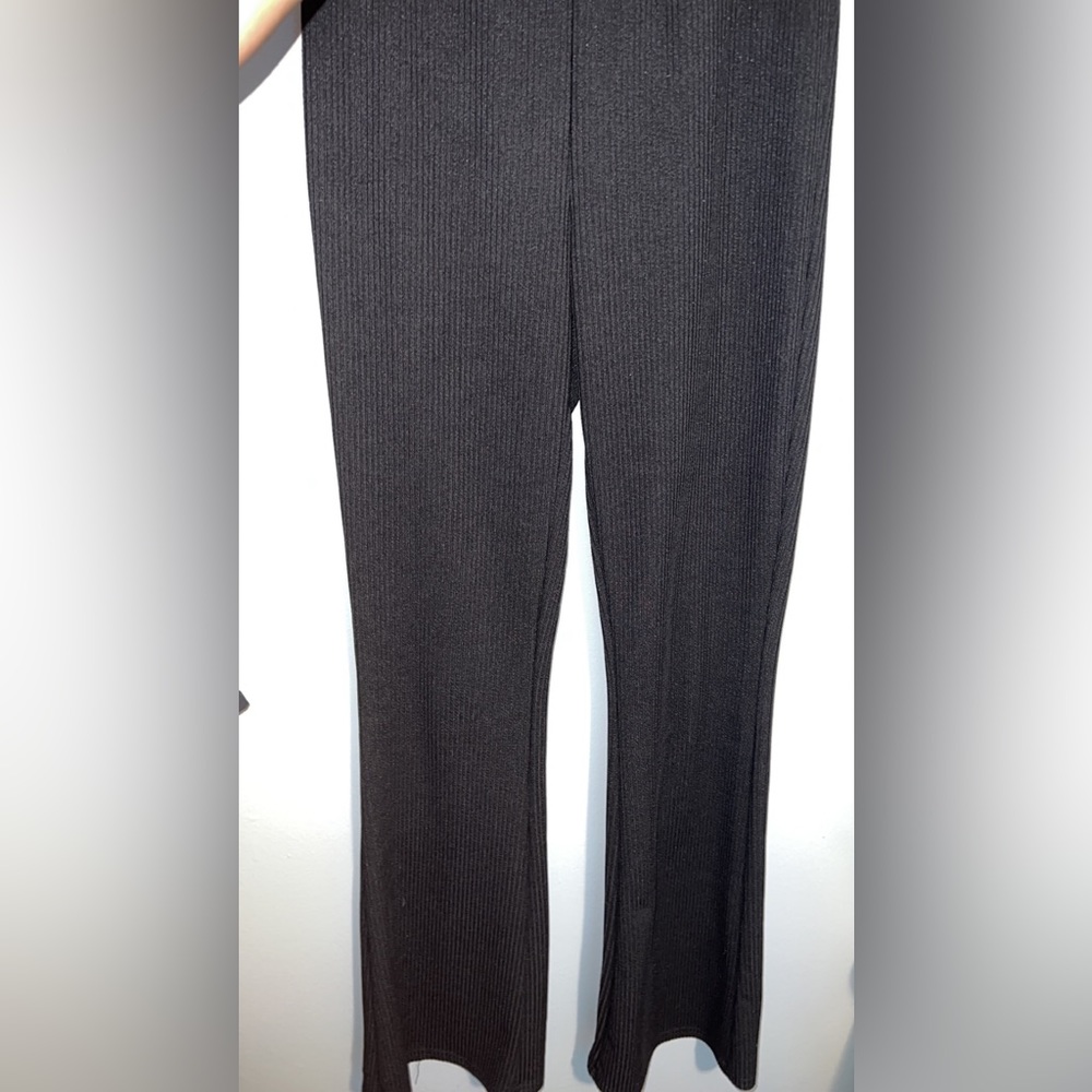 SHEIN flare ribbed pants